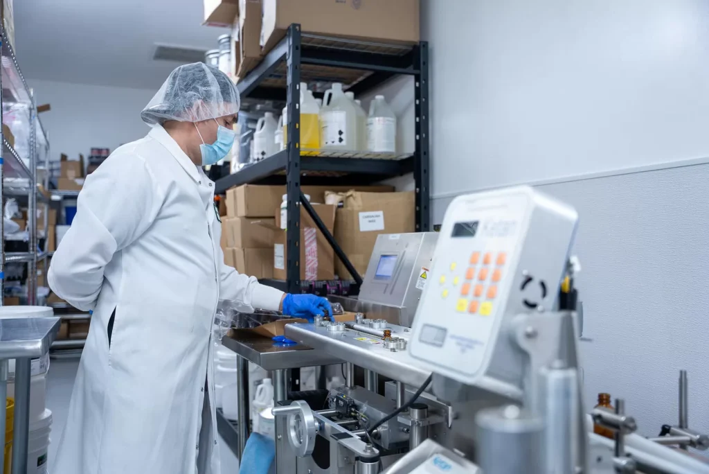 Quality control during GMP compliant supplement production