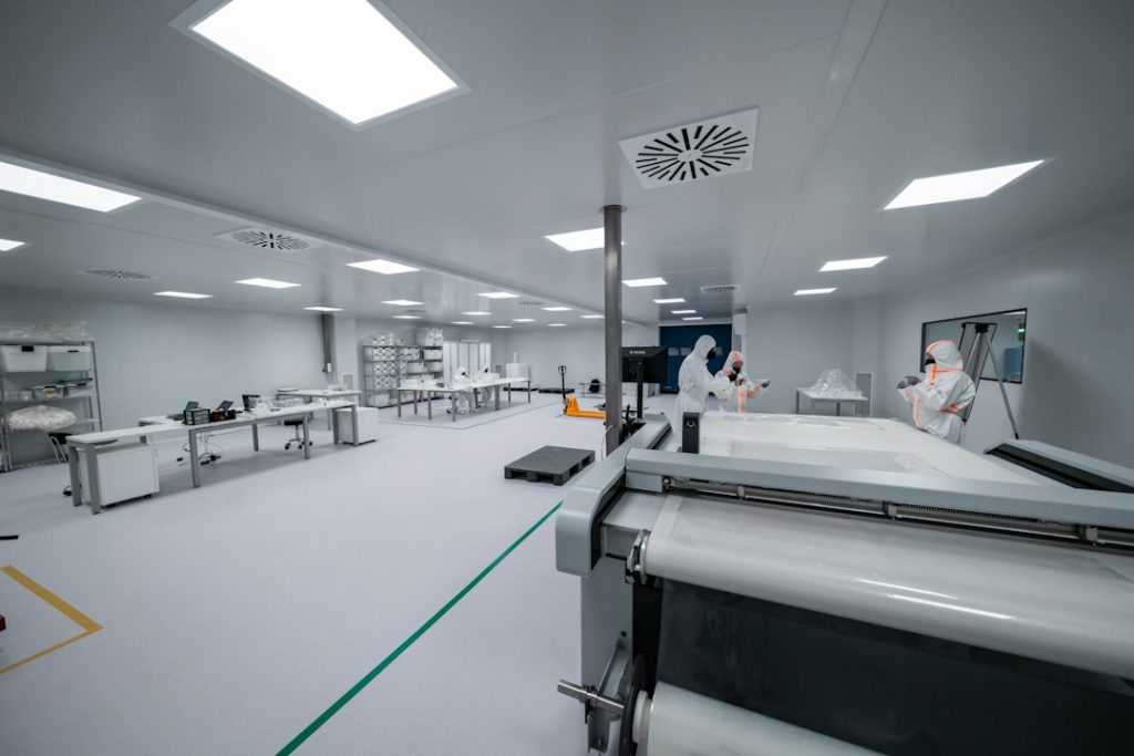 Clean nutraceutical manufacturing environment